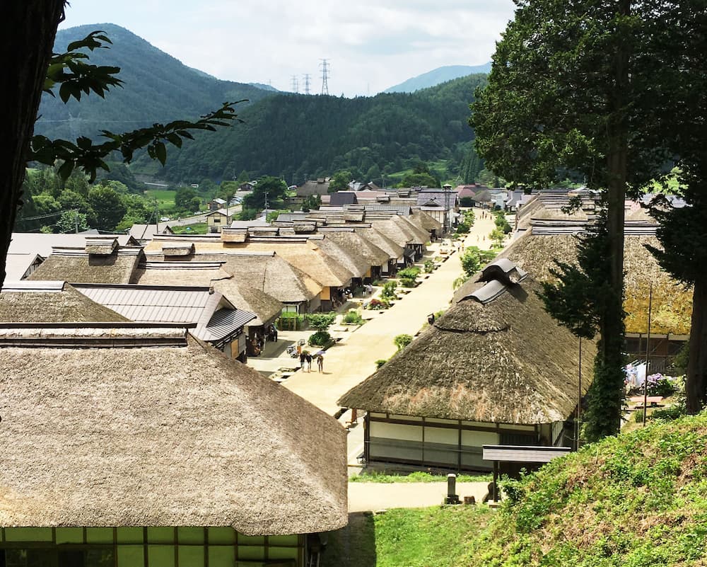 大内宿全景